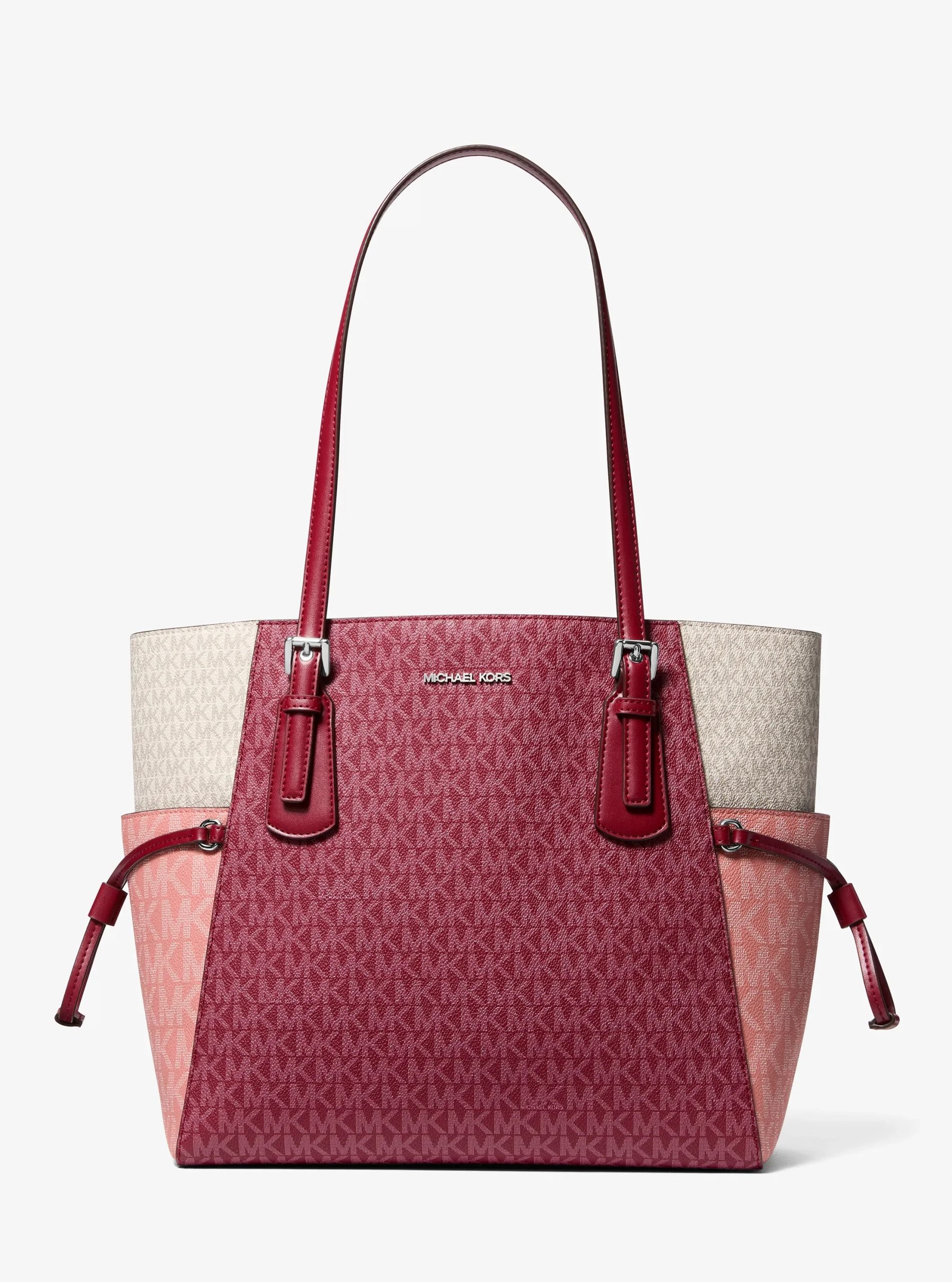 Michael Kors Voyager Large Color-Block Signature Logo Tote Bag - Preorder
