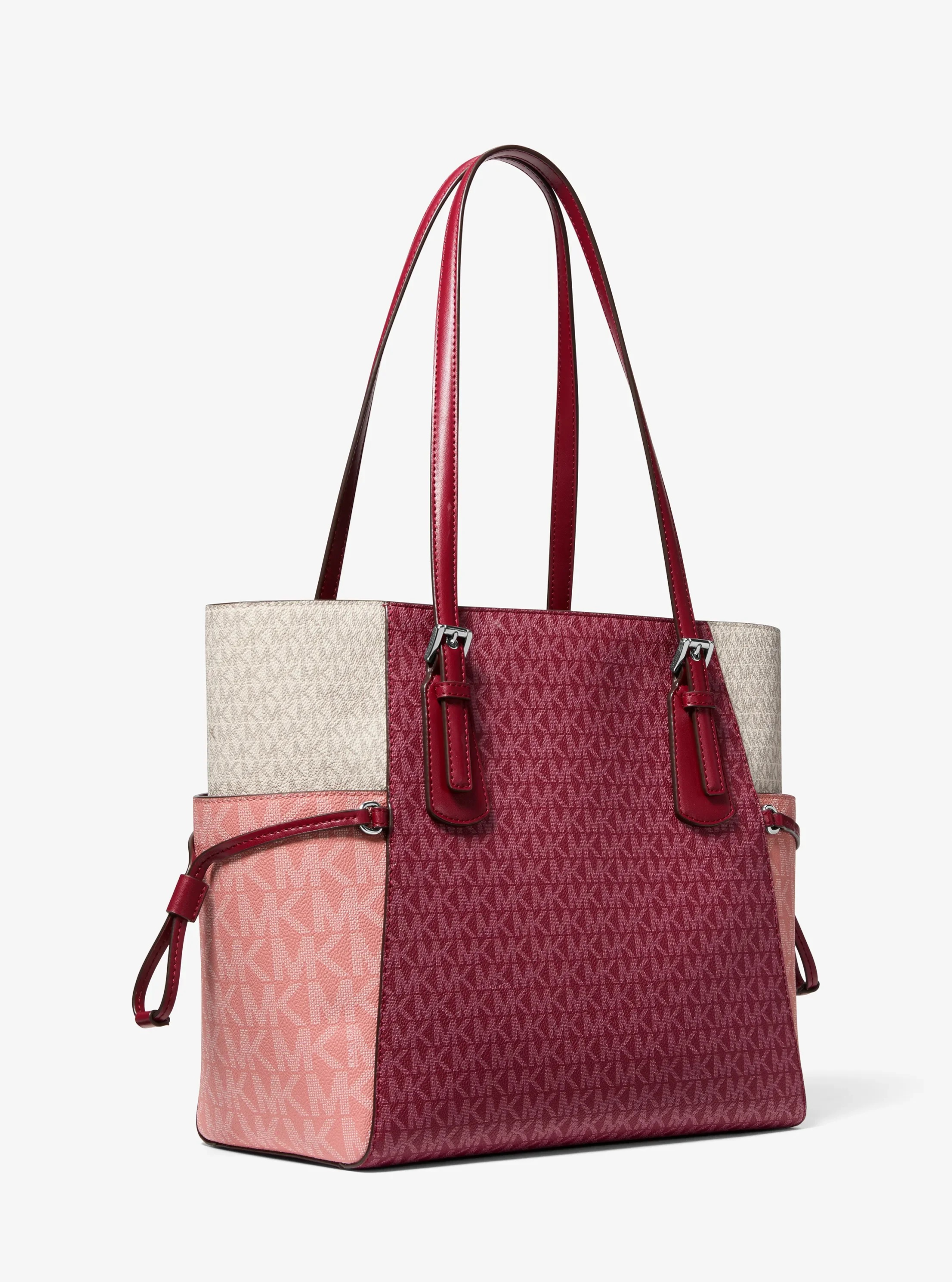 Michael Kors Voyager Large Color-Block Signature Logo Tote Bag - Preorder