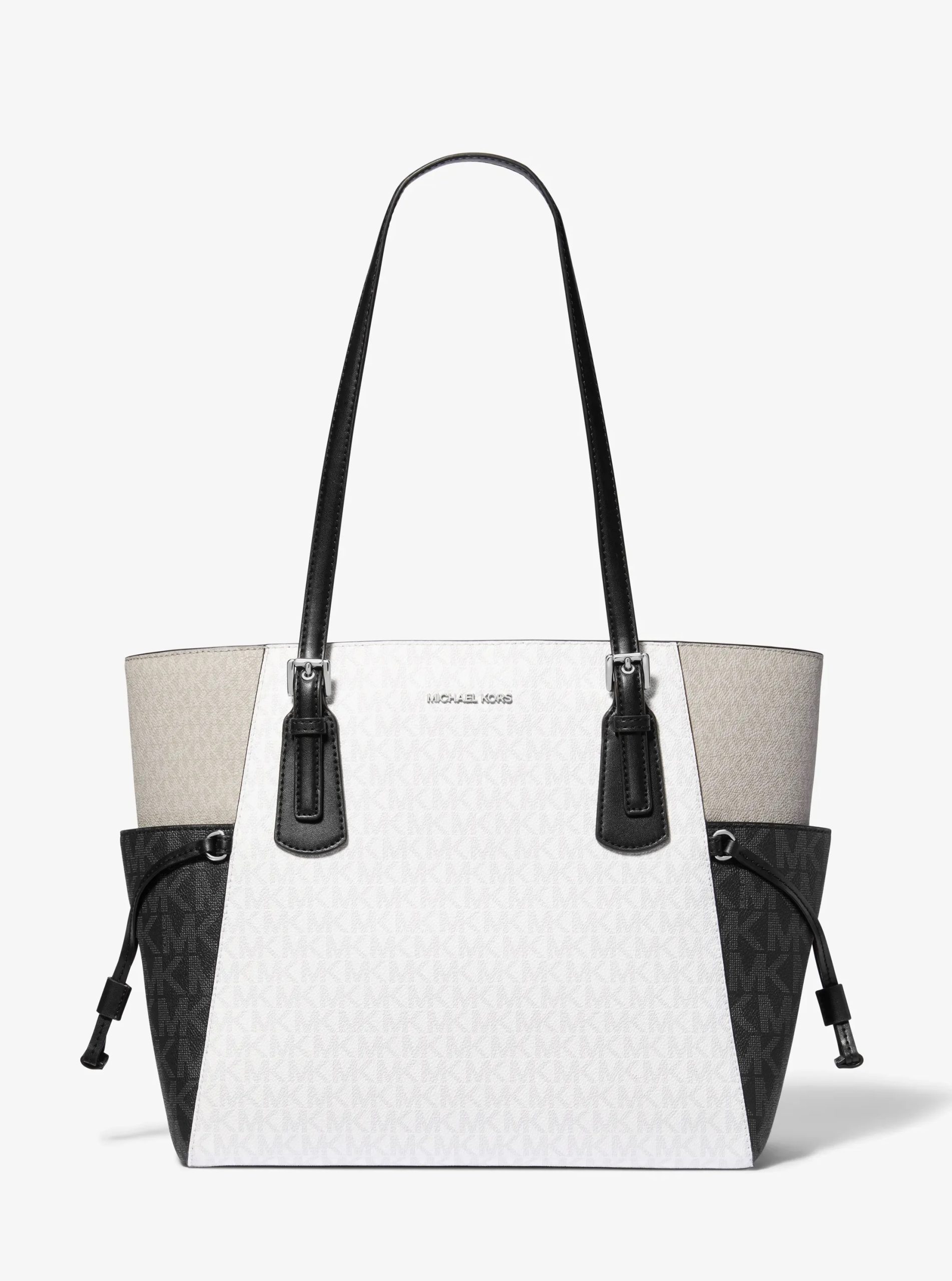 Michael Kors Voyager Large Color-Block Signature Logo Tote Bag - Preorder