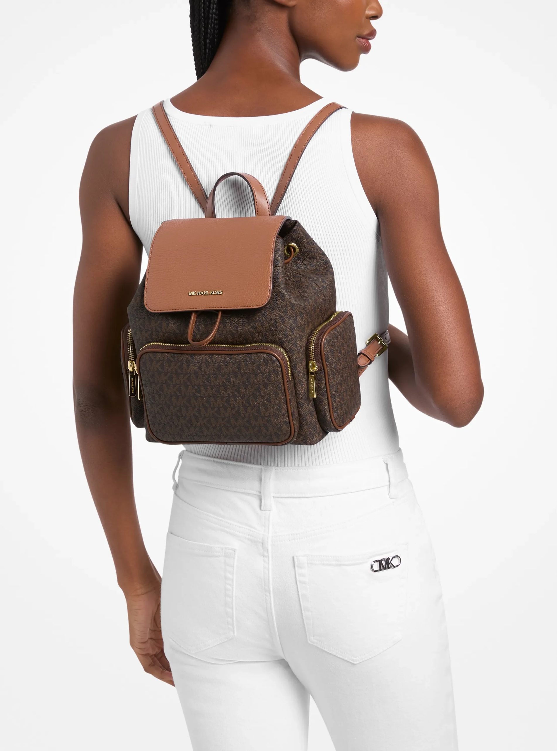 Michael Kors Merritt Small Signature Logo Cargo Backpack - Preorder