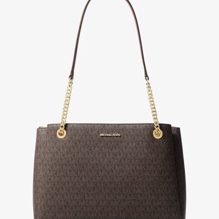 Michael Kors Soho Medium Signature Logo Tote Bag - Preorder — Brown