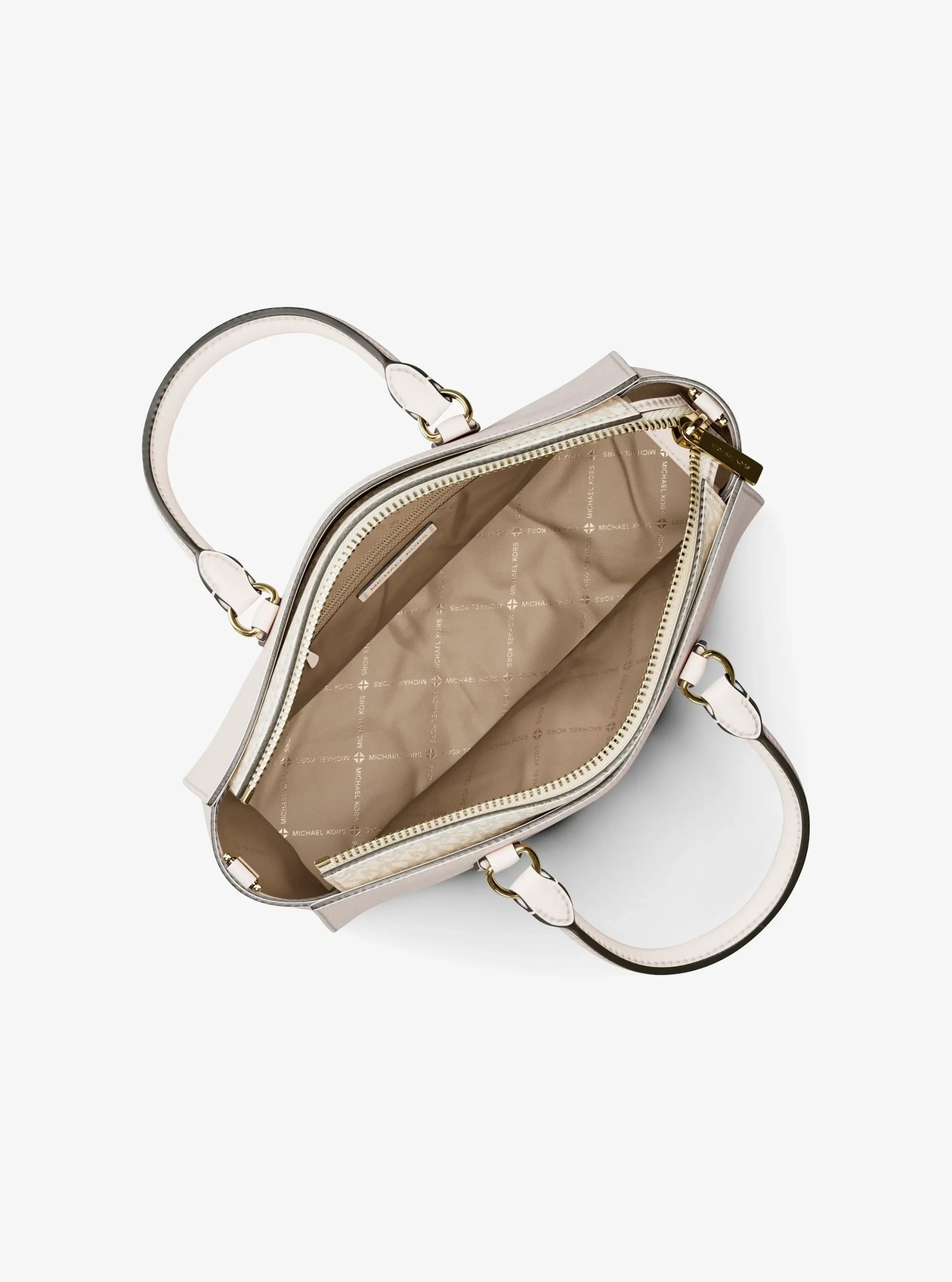 Michael Kors Arden Medium Leather Top-Zip Satchel - Preorder - Image 2