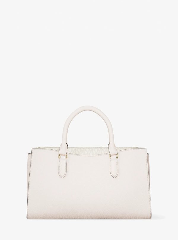 Michael Kors Arden Medium Leather Top-Zip Satchel - Preorder