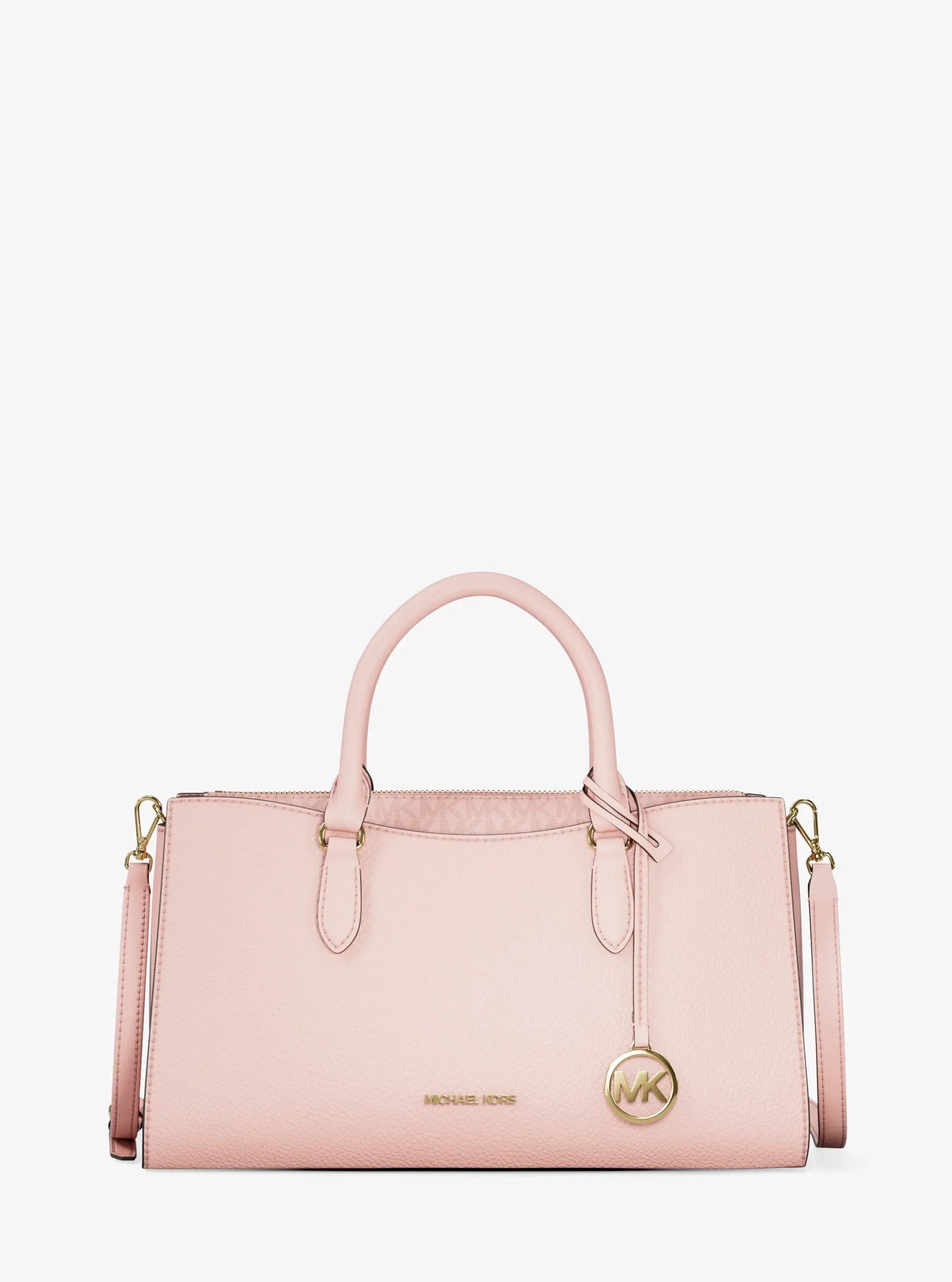 Michael Kors Arden Medium Leather Top-Zip Satchel - Preorder - Image 6