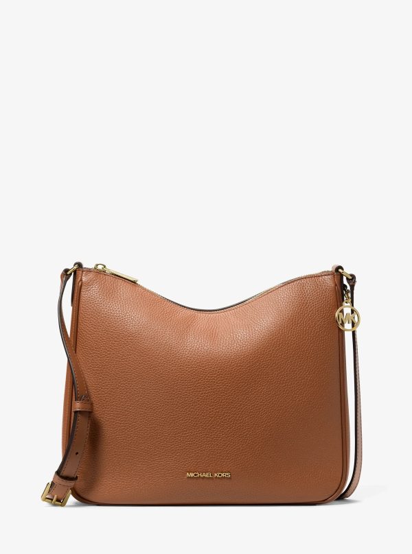 Michael Kors Nayla Medium Pebbled Leather Messenger Bag - Preorder