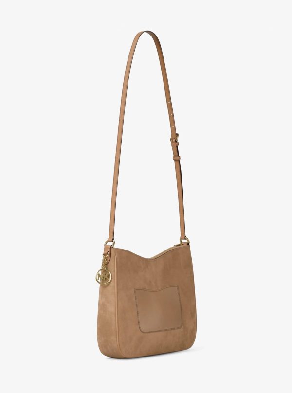 Michael Kors Nayla Medium Suede Messenger Bag - Preorder