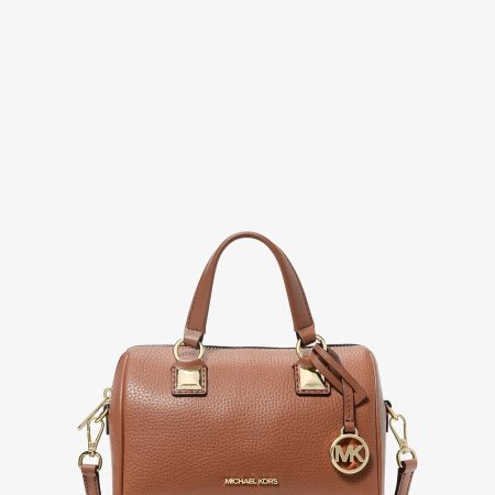 Michael Kors Grayson Small Pebbled Leather Duffel Crossbody Bag - Preorder — Luggage