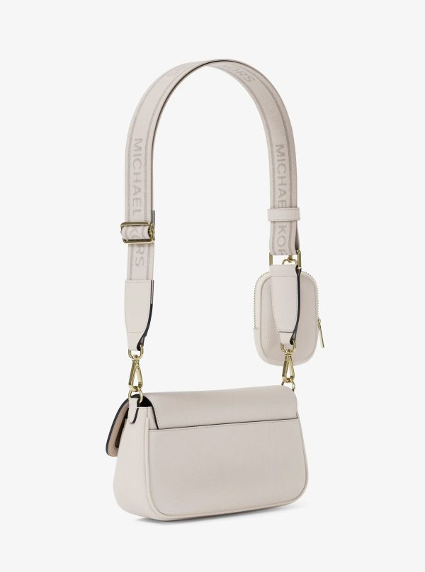 Michael Kors Jet Set Travel Small Pebbled Leather Crossbody Bag With Pouch - Preorder