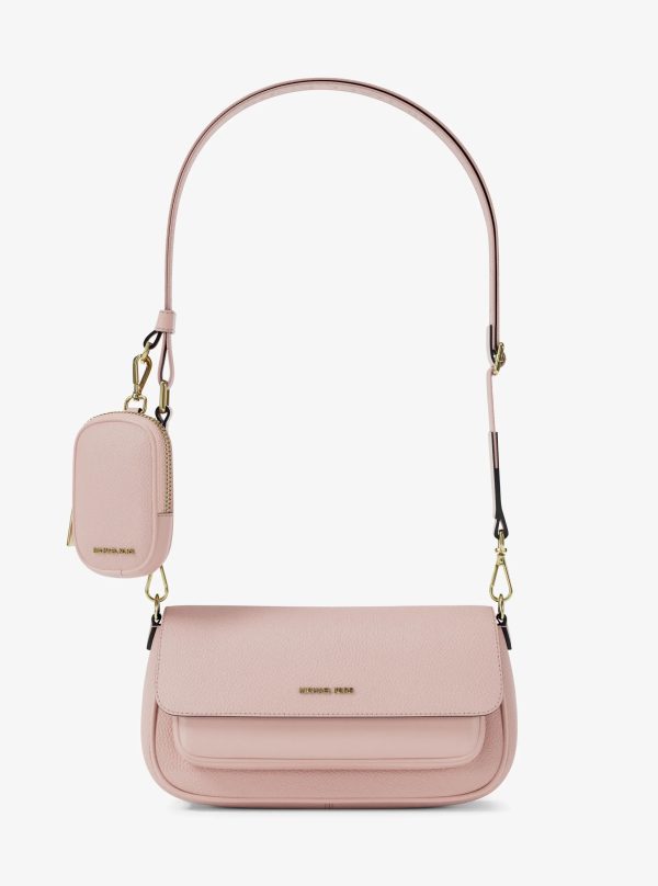 Michael Kors Jet Set Travel Small Pebbled Leather Crossbody Bag With Pouch - Preorder