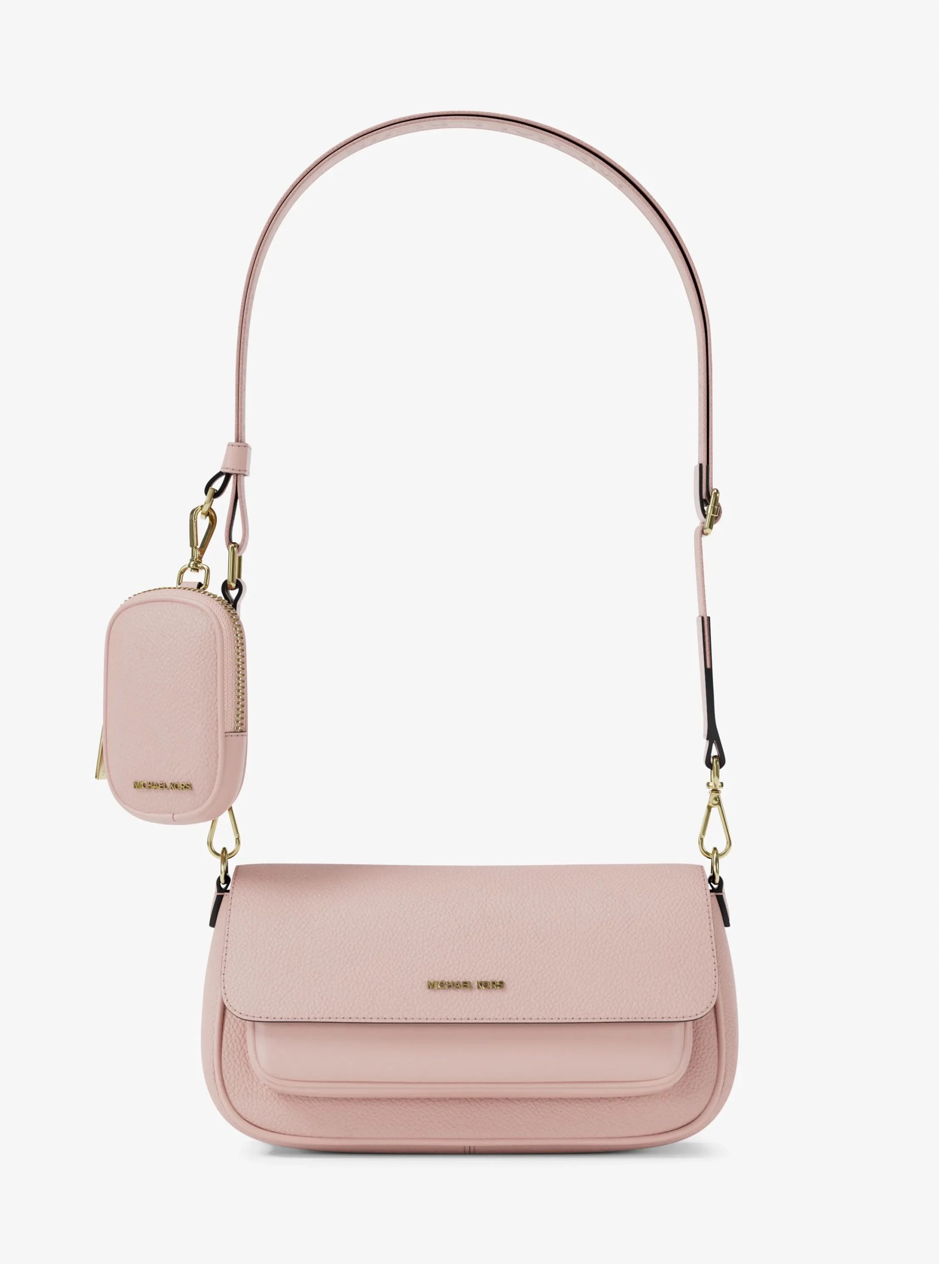 Michael Kors Jet Set Travel Small Pebbled Leather Crossbody Bag With Pouch - Preorder