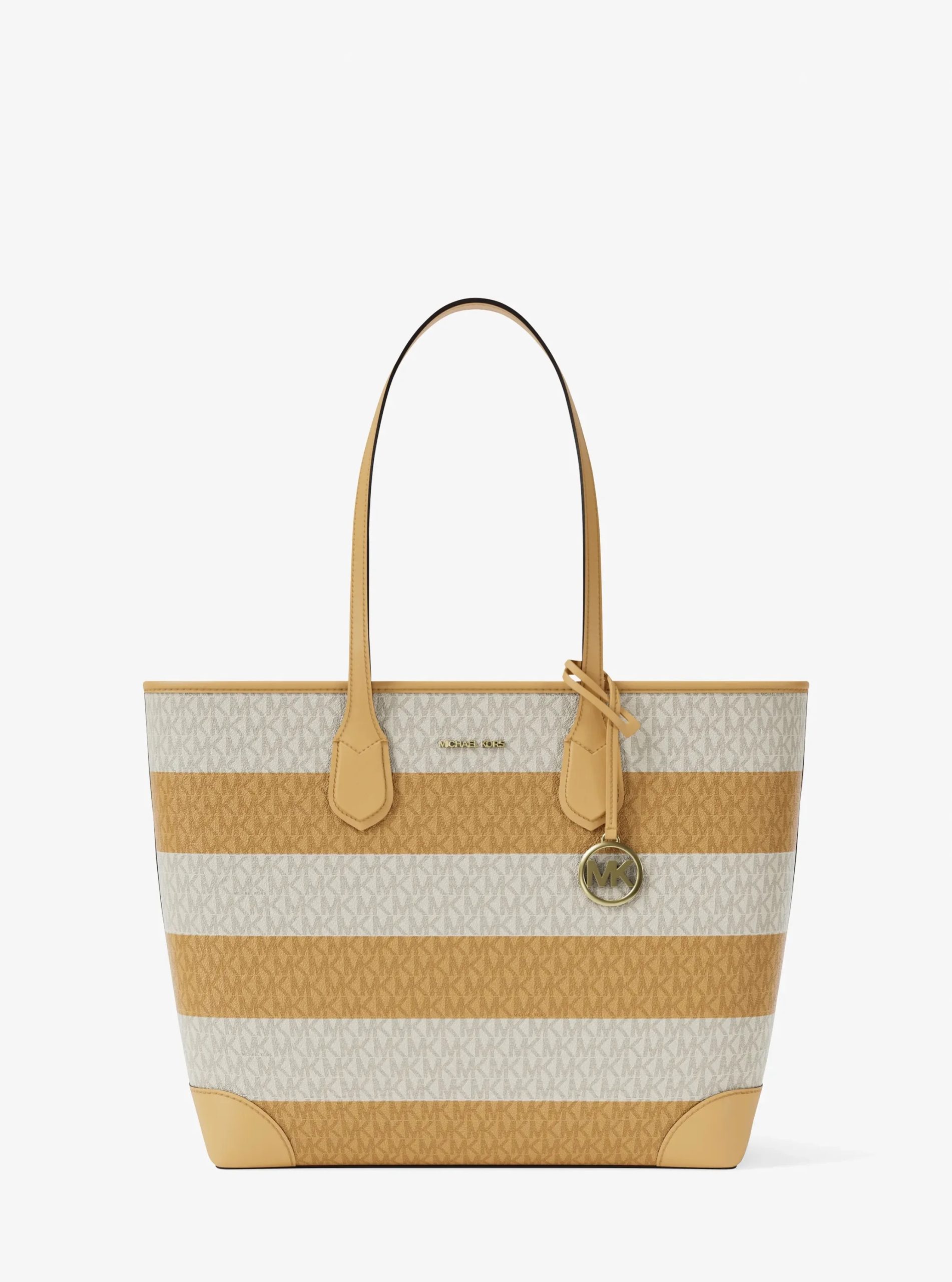 Michael Kors Eva Large Striped Signature Logo Tote Bag - Preorder