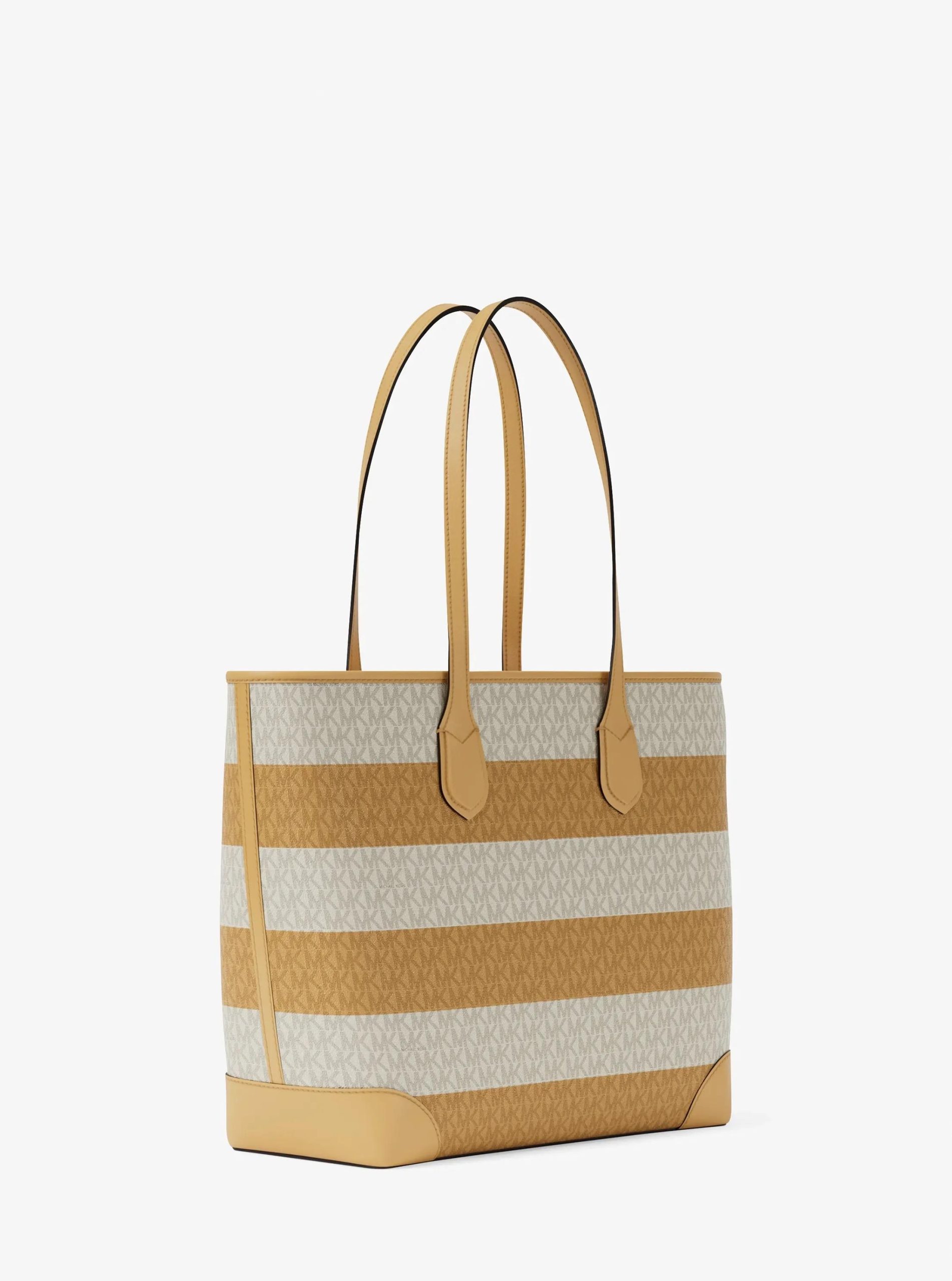 Michael Kors Eva Large Striped Signature Logo Tote Bag - Preorder
