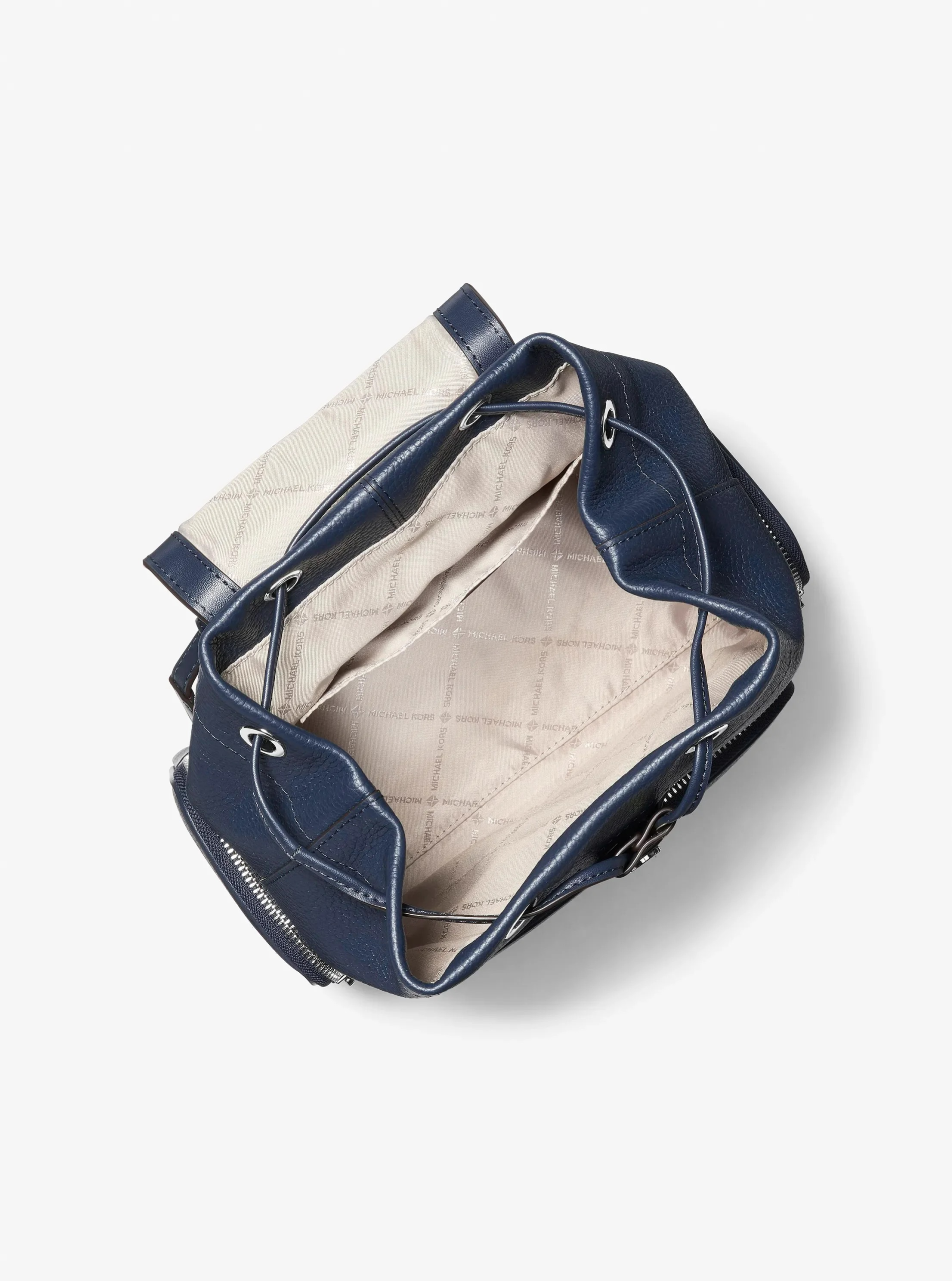 Michael Kors Merritt Small Pebbled Leather Cargo Backpack - Preorder