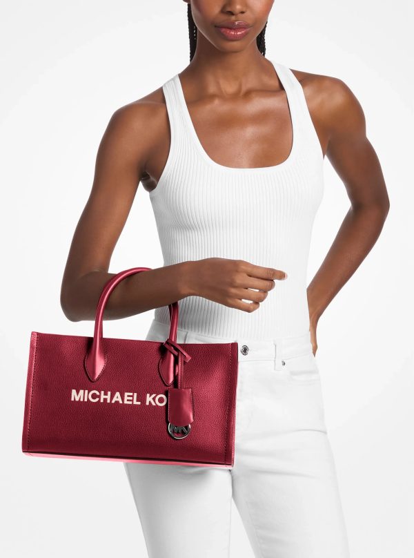 Michael Kors Mirella Medium Pebbled Leather Satchel - Preorder