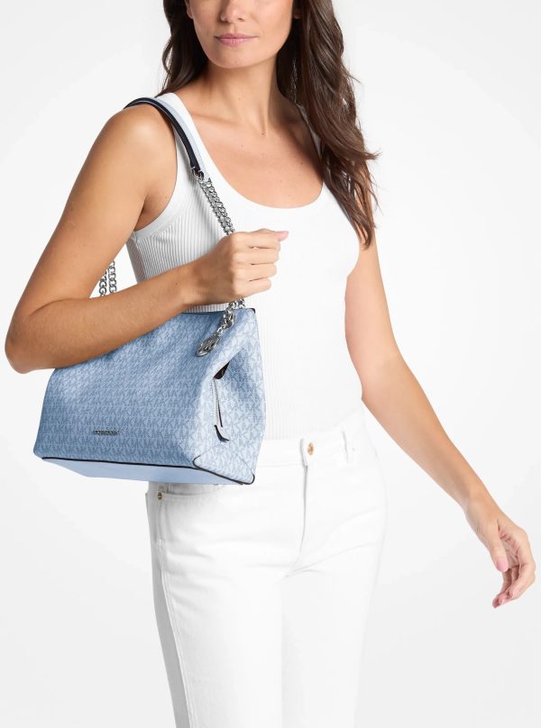 Michael Kors Christina Medium Signature Logo Shoulder Bag - Preorder