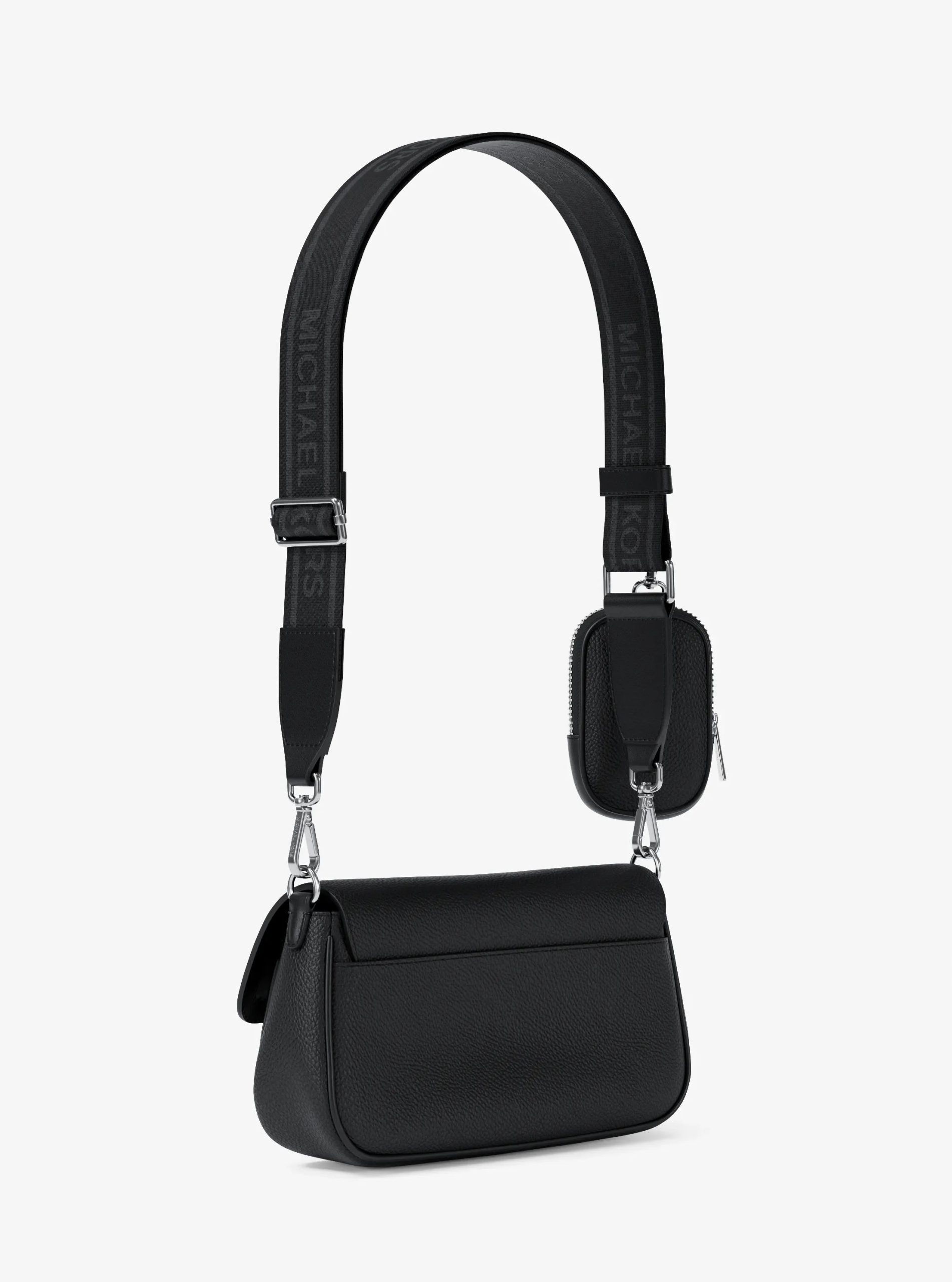 Michael Kors Jet Set Travel Small Pebbled Leather Crossbody Bag With Pouch - Preorder