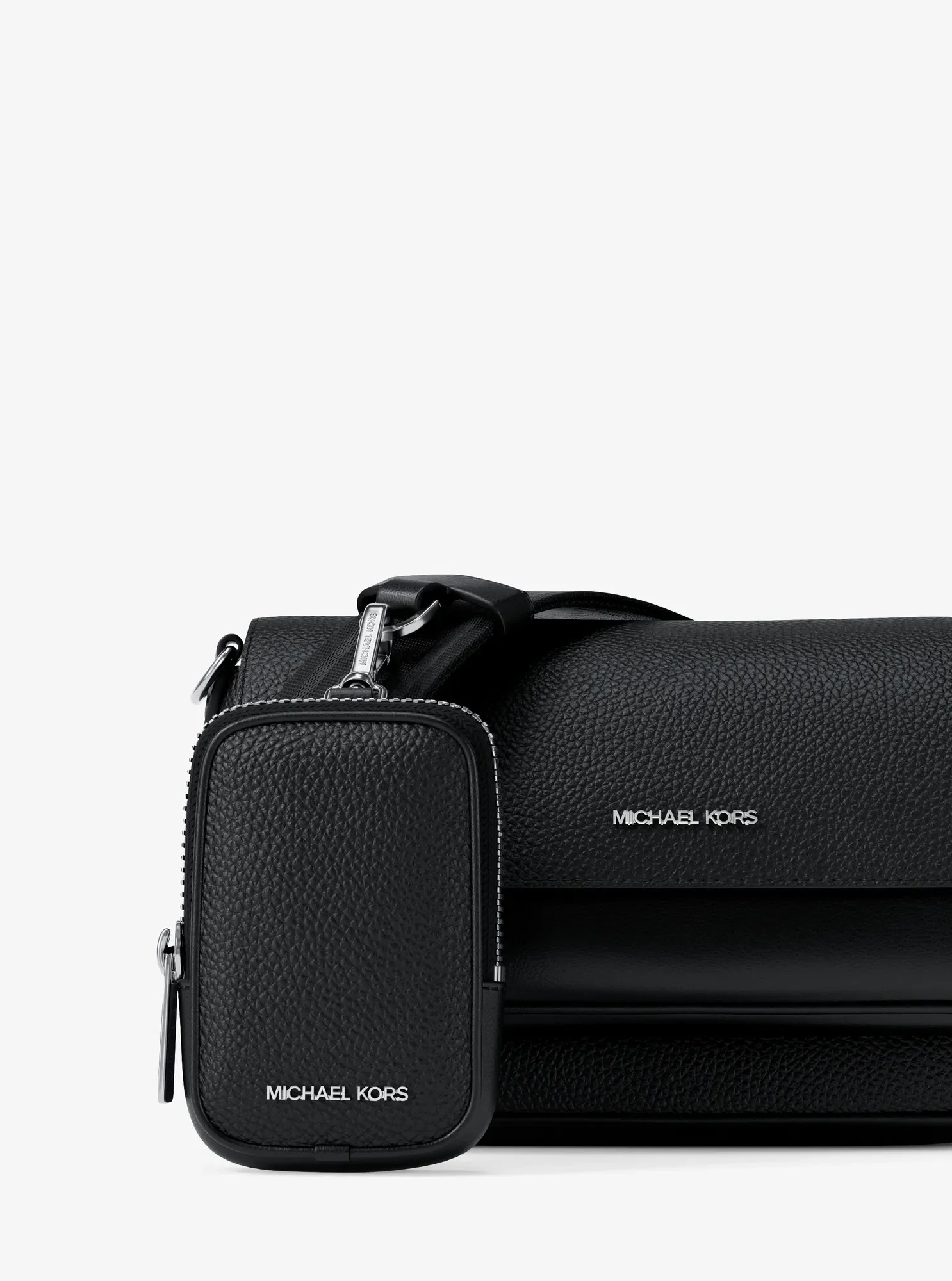 Michael Kors Jet Set Travel Small Pebbled Leather Crossbody Bag With Pouch - Preorder