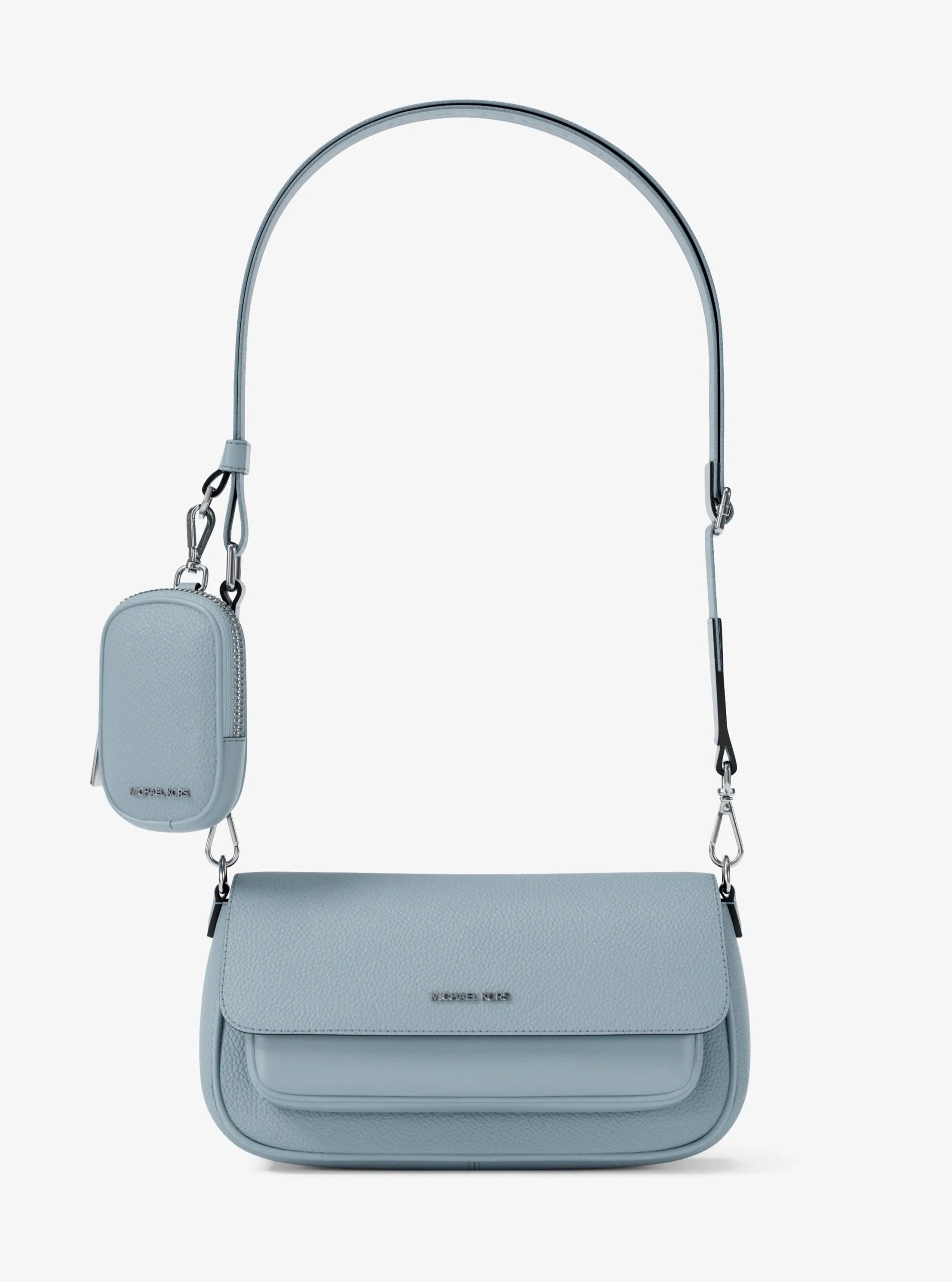 Michael Kors Jet Set Travel Small Pebbled Leather Crossbody Bag With Pouch - Preorder