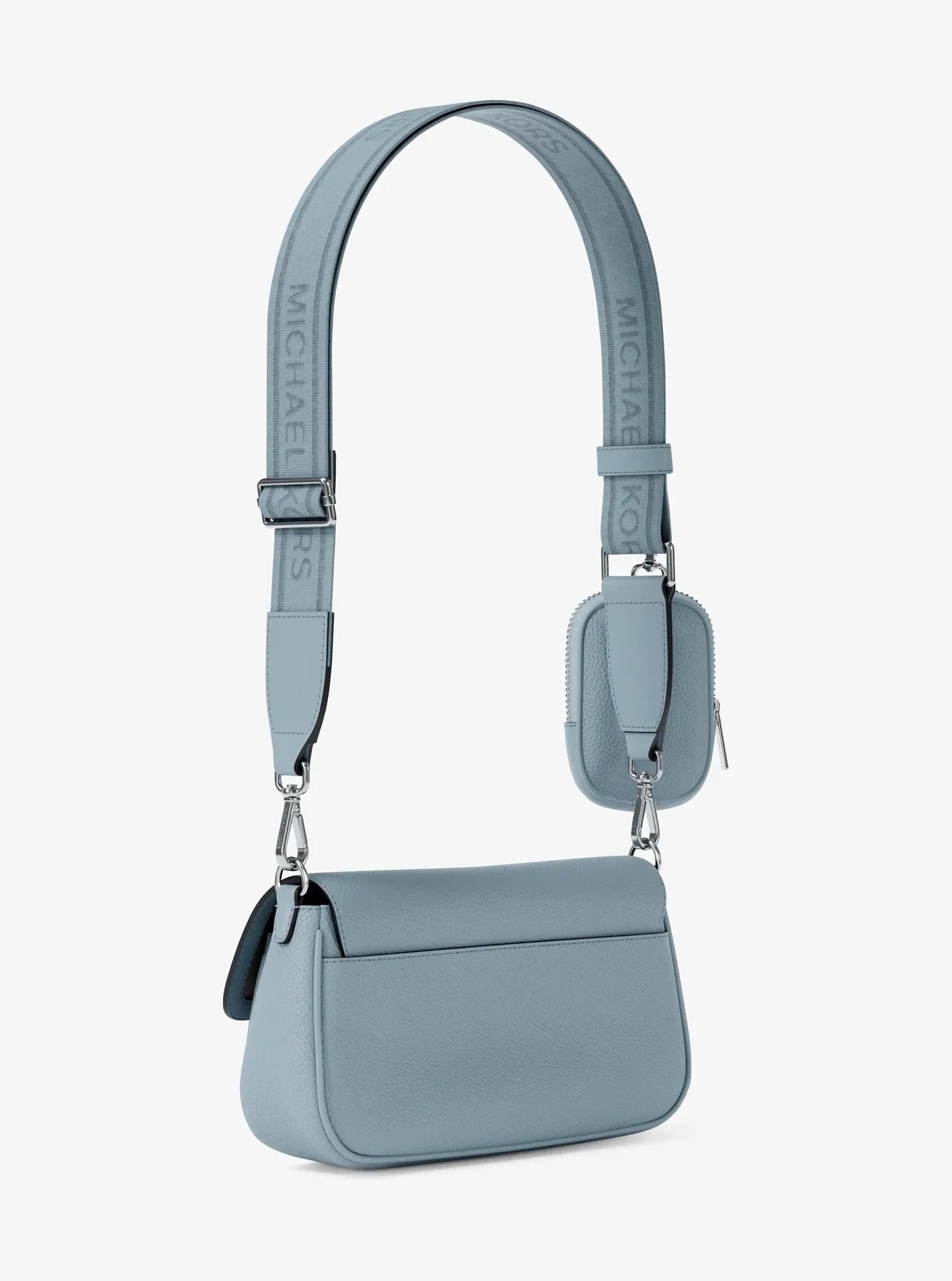 Michael Kors Jet Set Travel Small Pebbled Leather Crossbody Bag With Pouch - Preorder