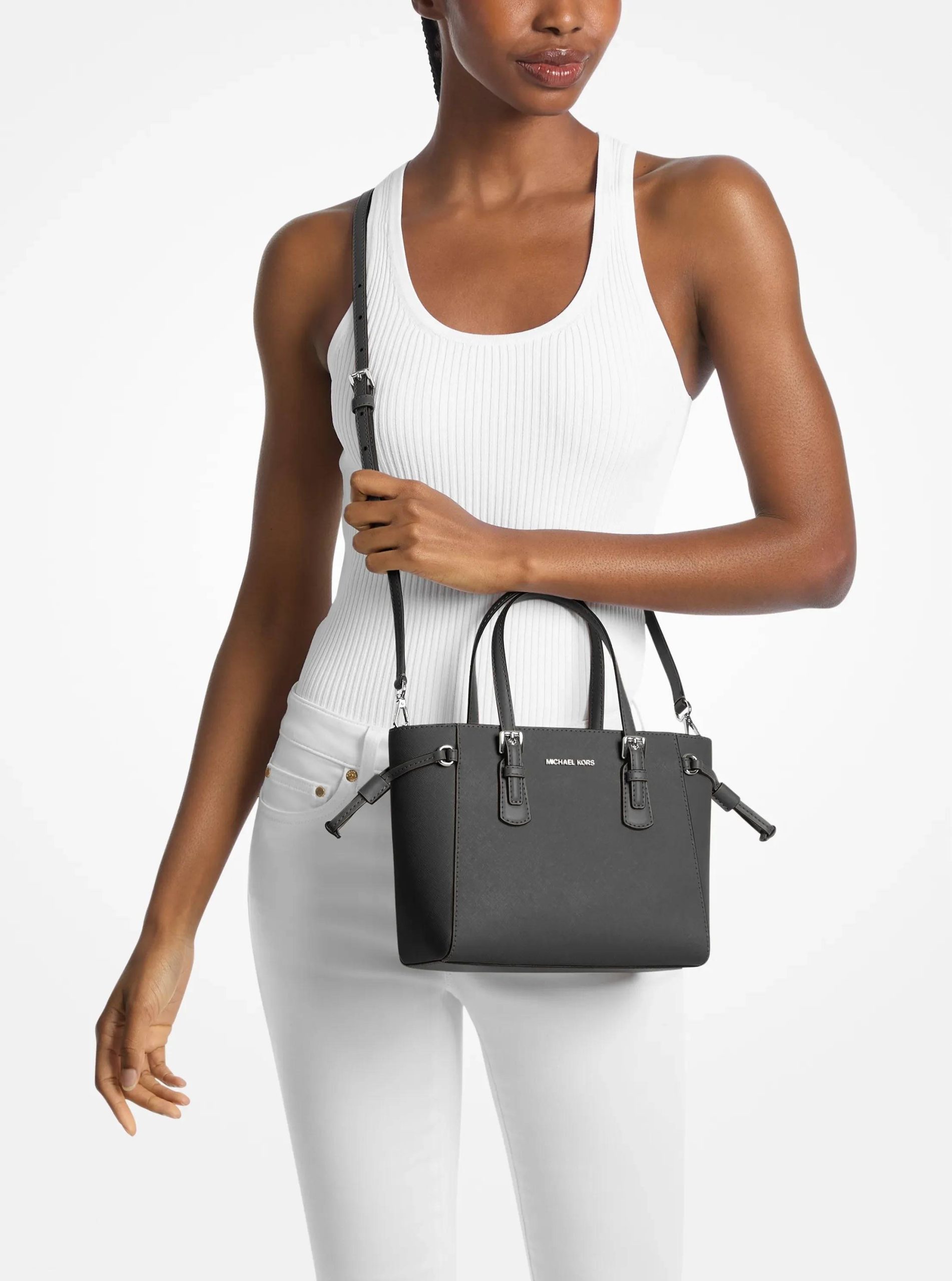 Michael Kors Voyager Extra-Small Pebbled Leather Convertible Crossbody Bag - Preorder