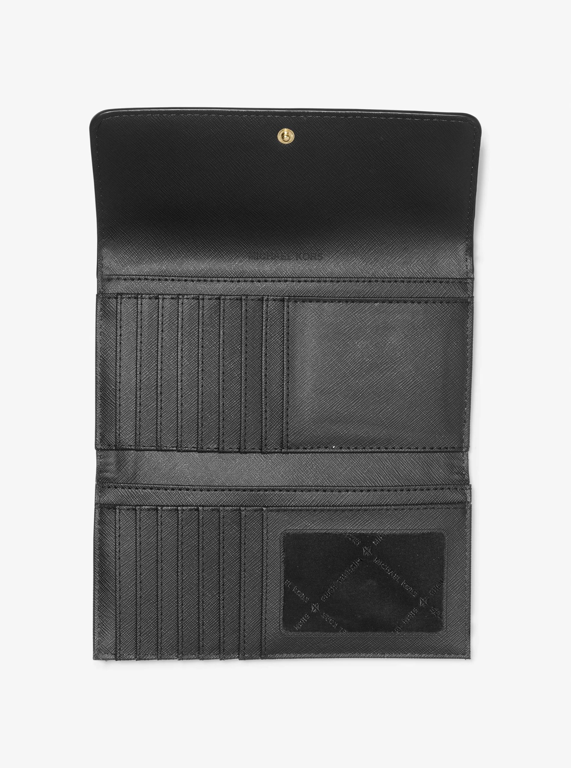 Michael Kors Jet Set Travel Crossgrain Leather Tri-Fold Wallet - Preorder