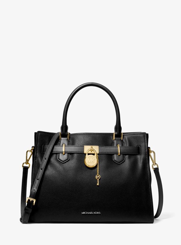 Michael Kors Landon Medium Leather Satchel - Preorder