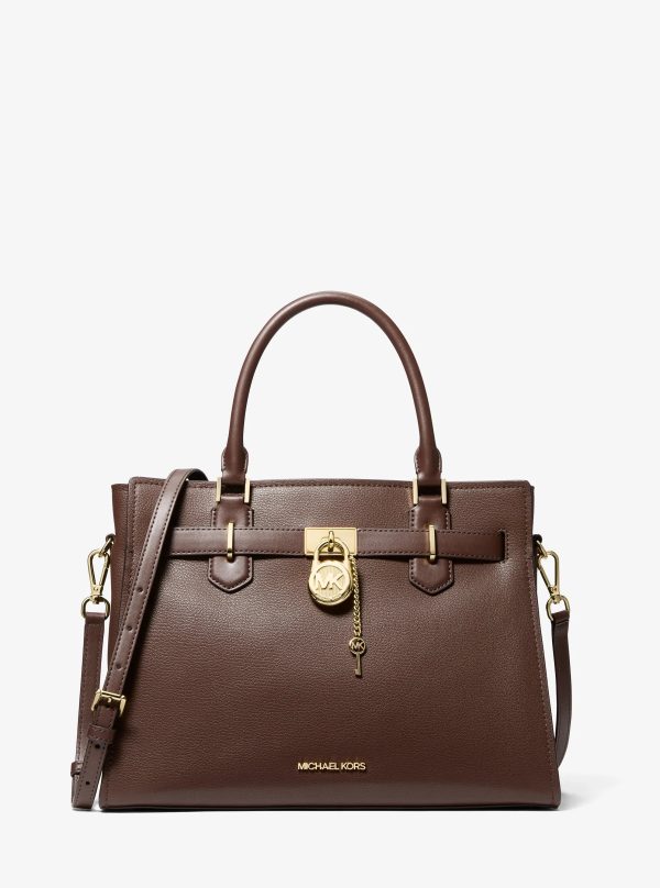 Michael Kors Landon Medium Leather Satchel - Preorder