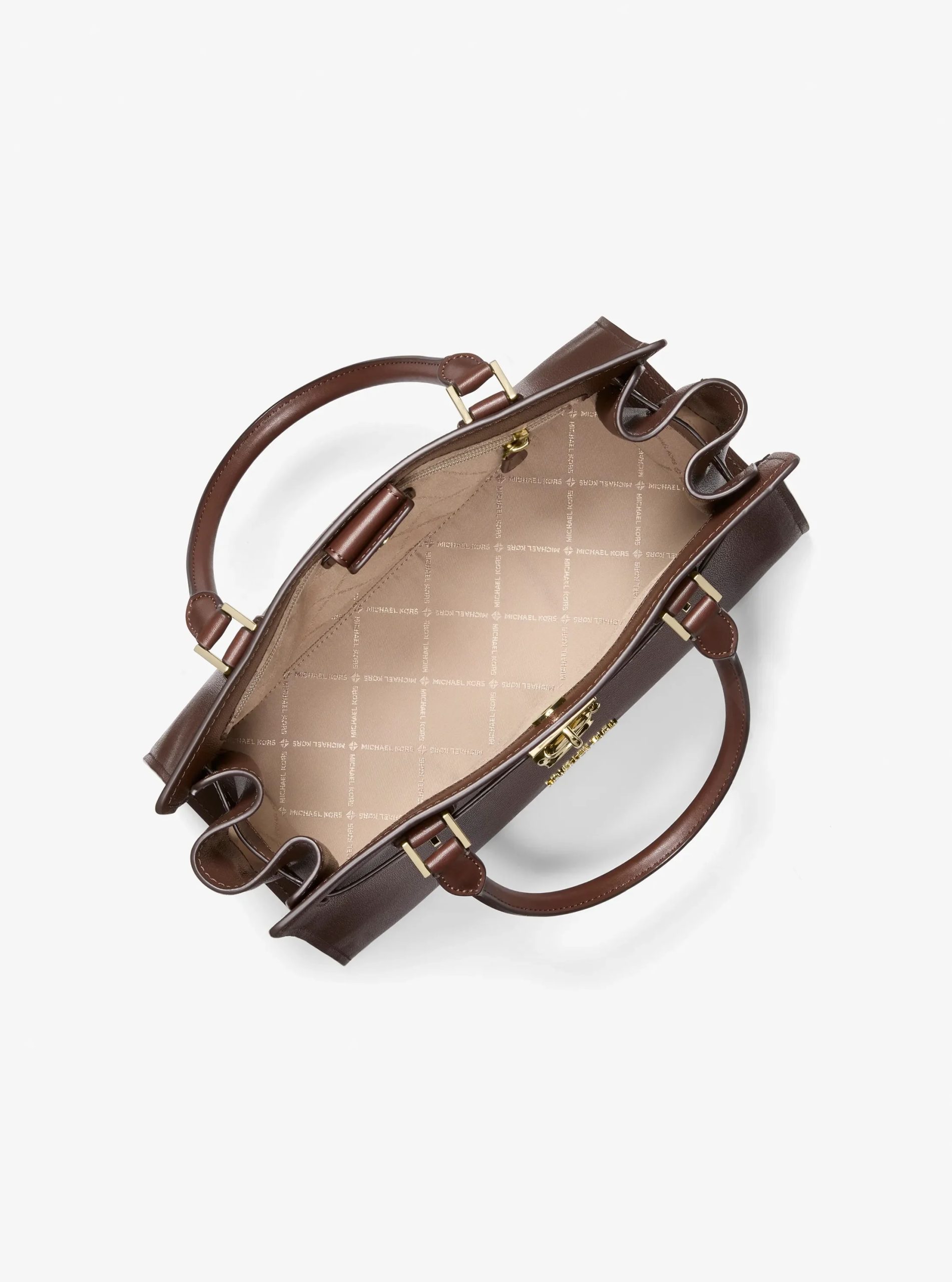 Michael Kors Landon Medium Leather Satchel - Preorder