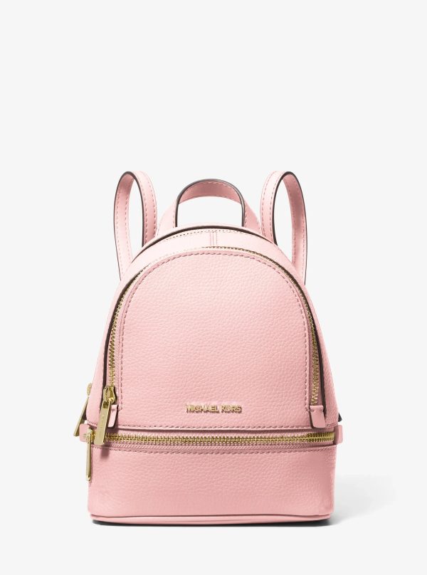 Michael Kors Rhea Extra-Small Pebbled Leather Backpack - Preorder