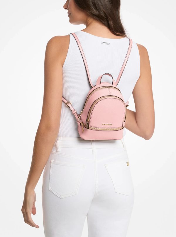 Michael Kors Rhea Extra-Small Pebbled Leather Backpack - Preorder