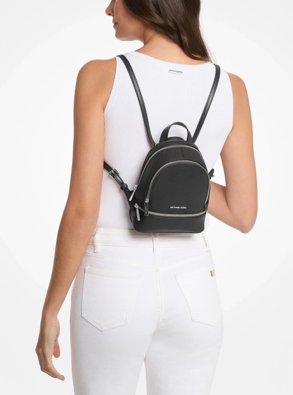 Michael Kors Rhea Extra-Small Pebbled Leather Backpack - Preorder