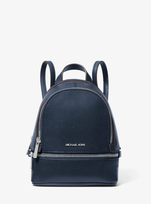 Michael Kors Rhea Extra-Small Pebbled Leather Backpack - Preorder