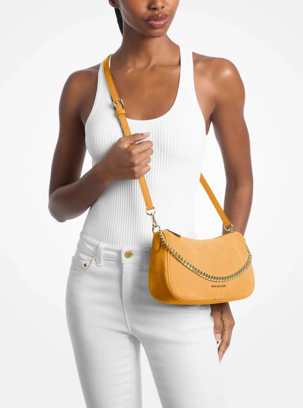 Michael Kors Carmela Medium Suede Convertible Crossbody Bag - Preorder
