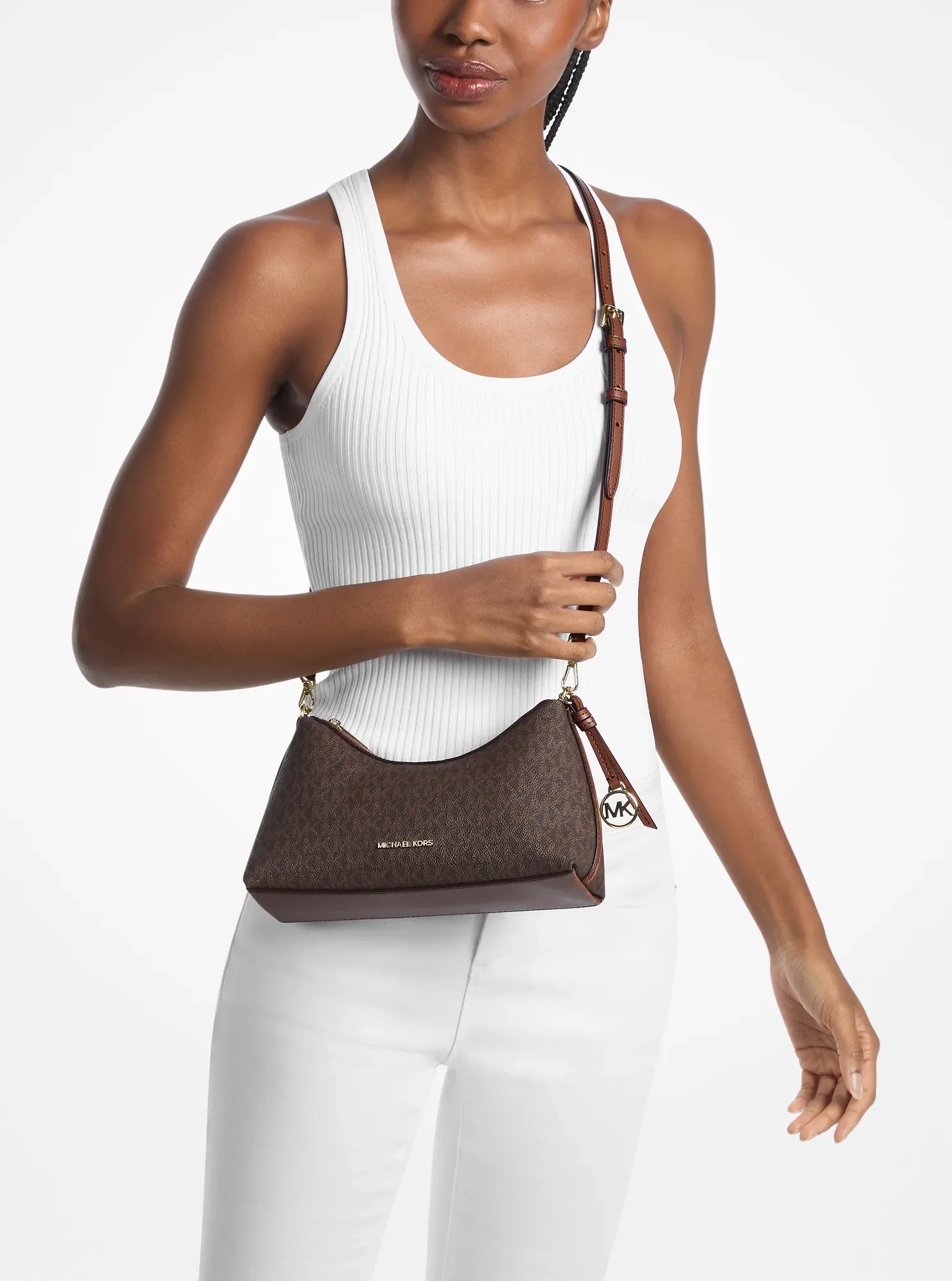 Michael Kors Sammy Small Signature Logo Convertible Crossbody Bag - Preorder - Image 3