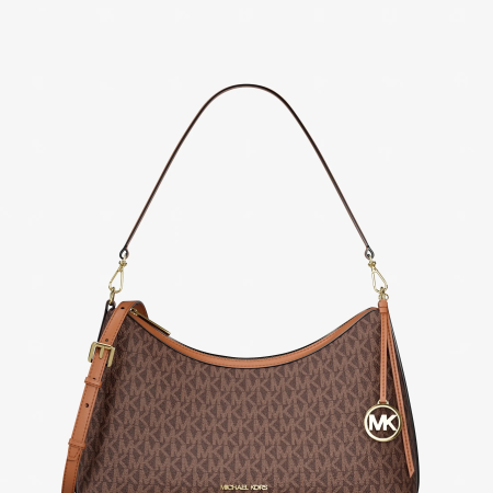 Michael Kors Sammy Medium Signature Logo Convertible Shoulder Bag - Preorder — Brown