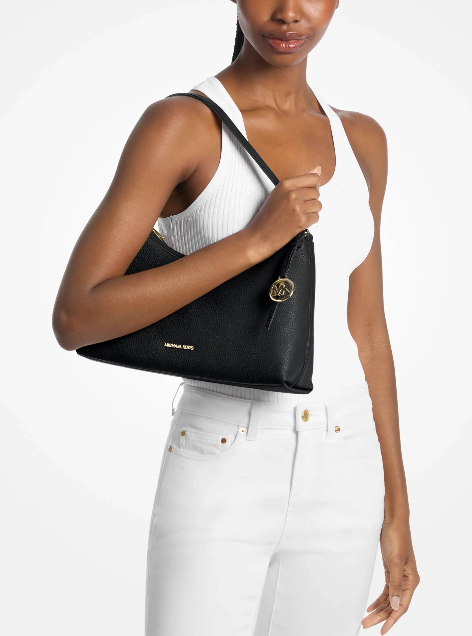 Michael Kors Sammy Medium Pebbled Leather Convertible Shoulder Bag - Preorder
