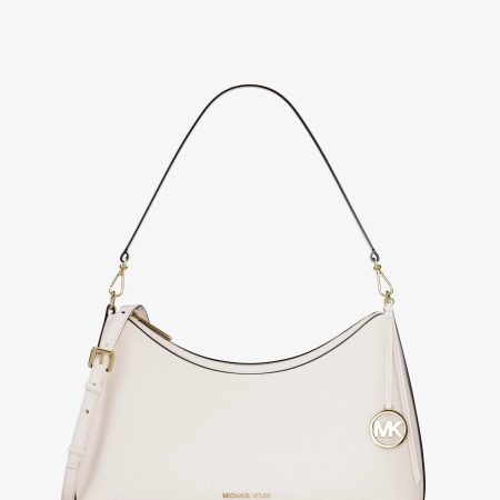 Michael Kors Sammy Medium Pebbled Leather Convertible Shoulder Bag - Preorder — Lt Cream