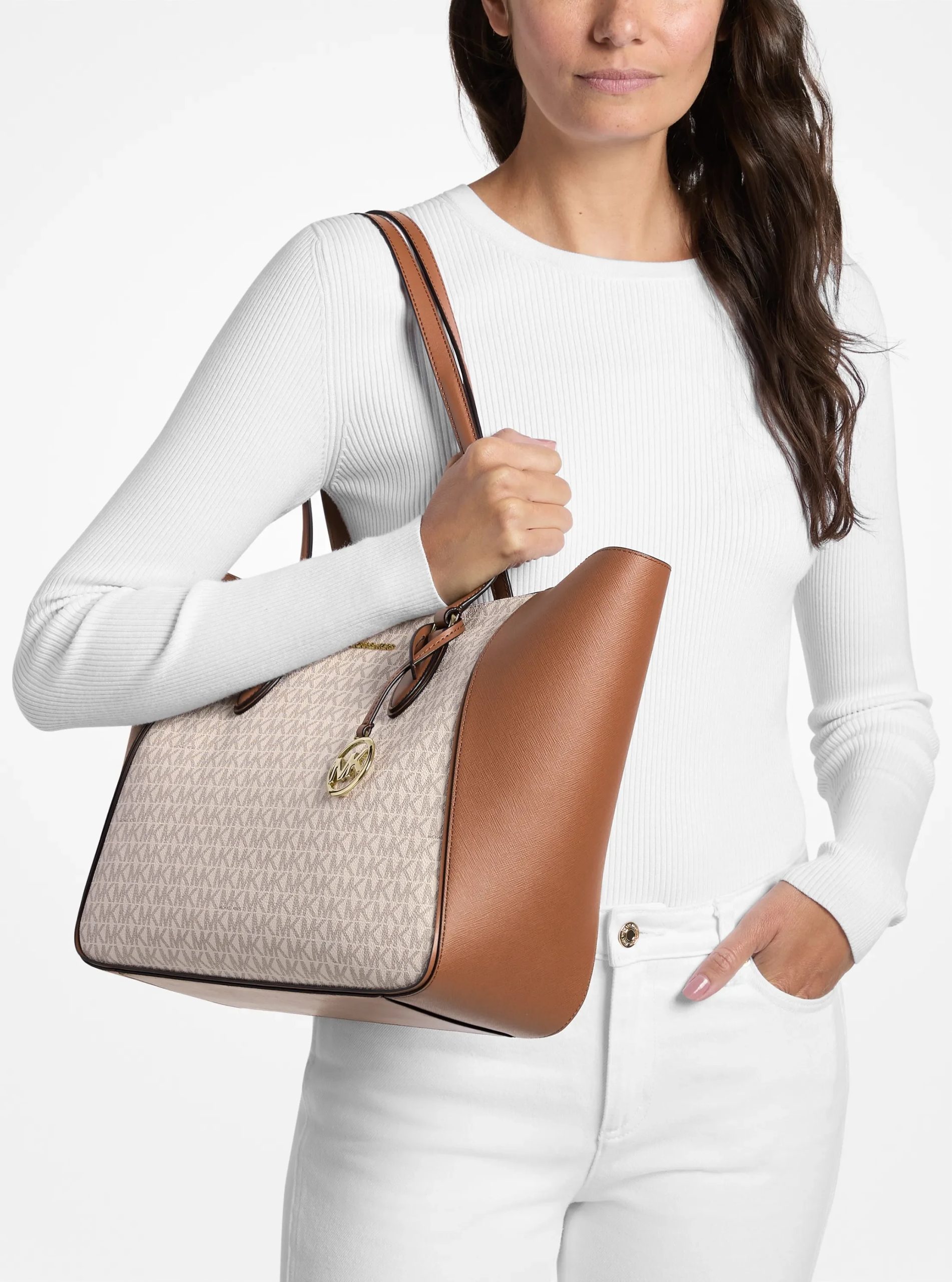 Michael Kors Jet Set Travel Large Signature Logo 3-in-1 Tote Bag - Preorder