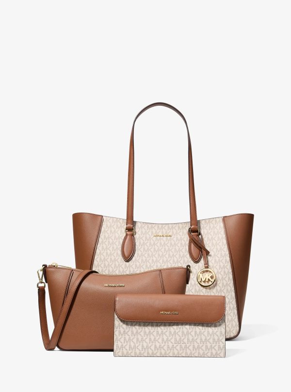 Michael Kors Jet Set Travel Large Signature Logo 3-in-1 Tote Bag - Preorder