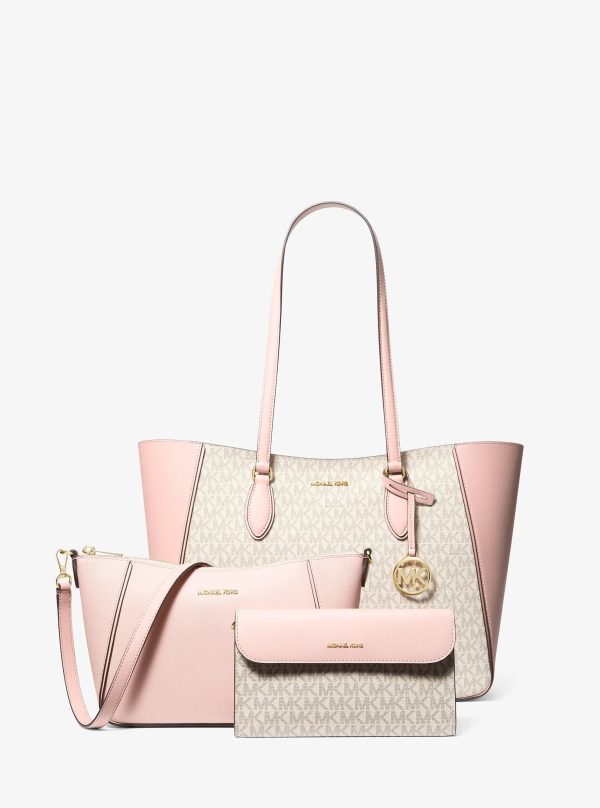Michael Kors Jet Set Travel Large Signature Logo 3-in-1 Tote Bag - Preorder