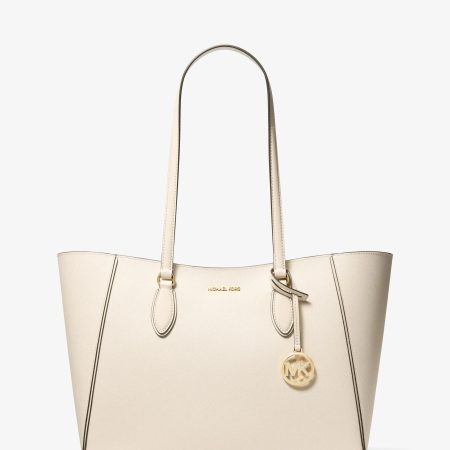 Michael Kors Jet Set Travel Large Signature Logo 3-in-1 Tote Bag - Preorder — Lt Cream