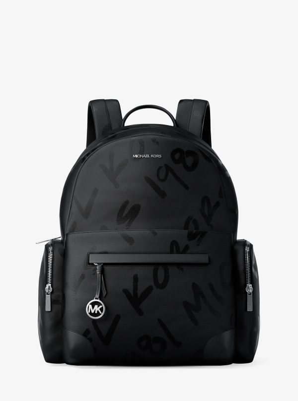 Michael Kors Prescott Large Printed Nylon Backpack - Preorder