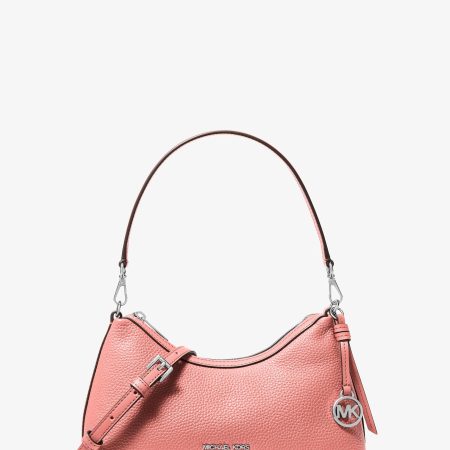 Michael Kors Sammy Small Pebbled Leather Convertible Crossbody Bag - Preorder — Sunset Rose