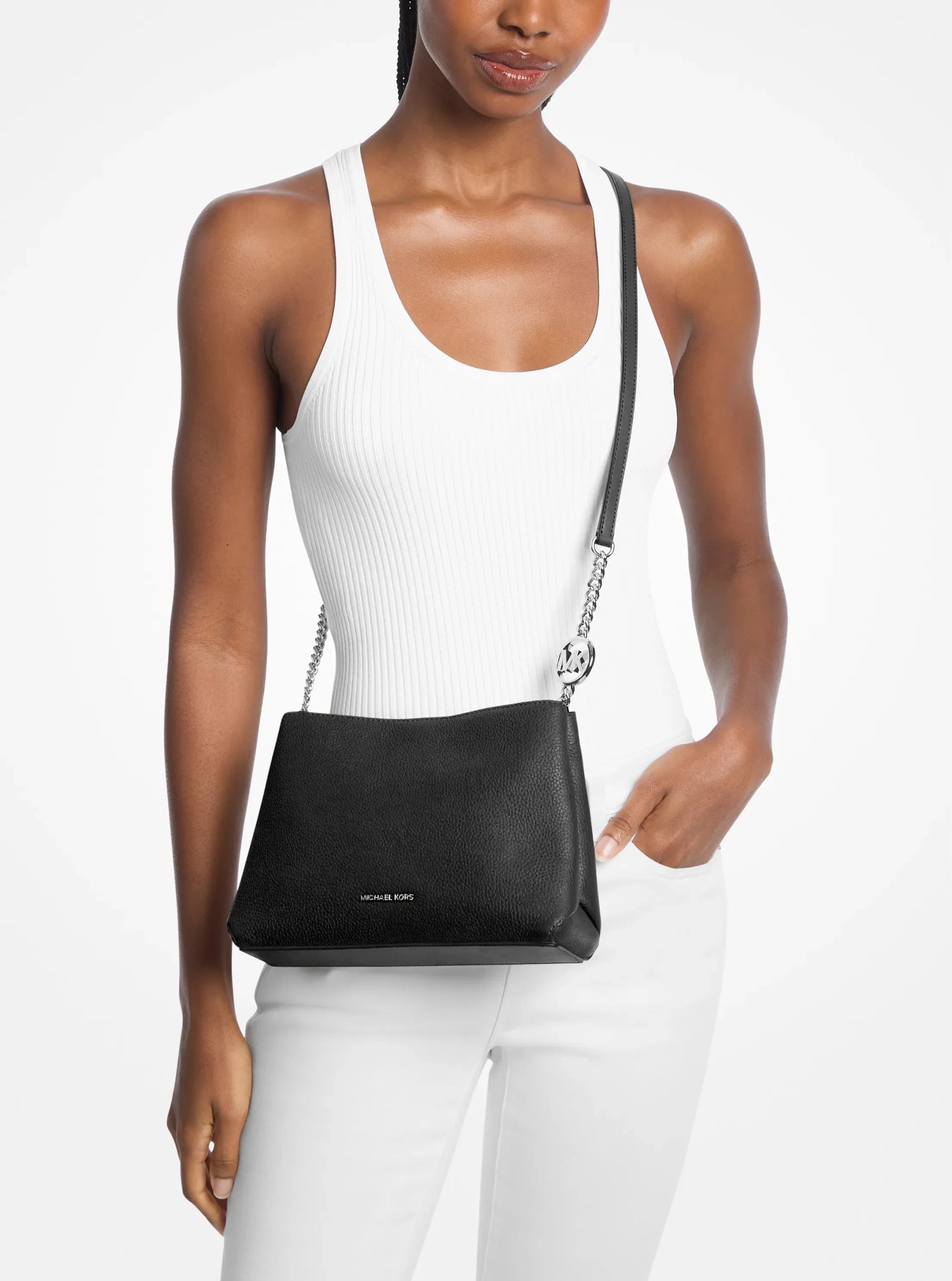Michael Kors Christina Small Pebbled Leather Crossbody Bag - Preorder