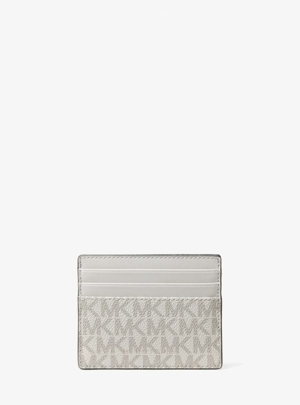 Michael Kors Pebbled Leather Billfold Wallet and Signature Logo Card Case Gift Set - Preorder