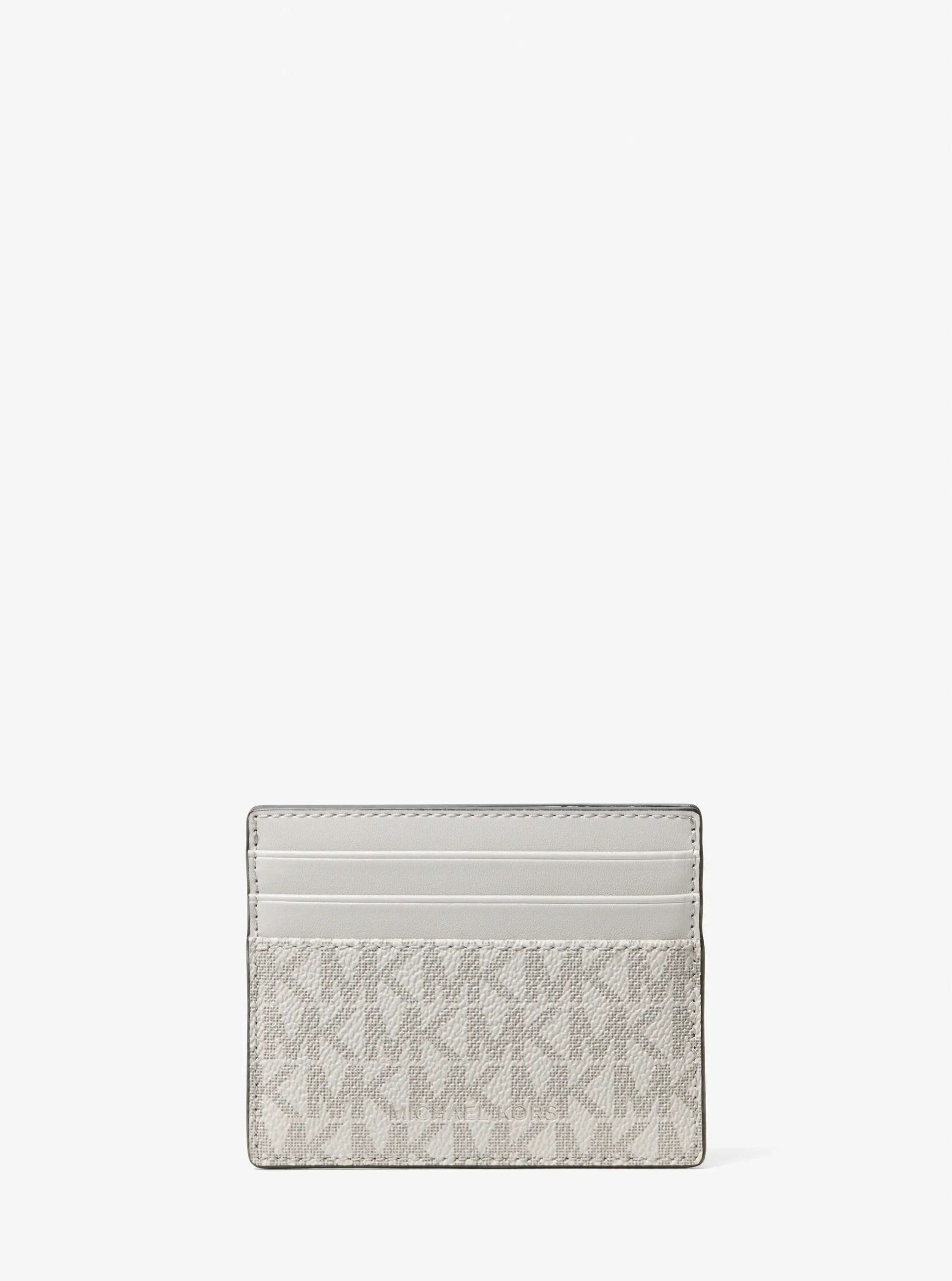 Michael Kors Pebbled Leather Billfold Wallet and Signature Logo Card Case Gift Set - Preorder