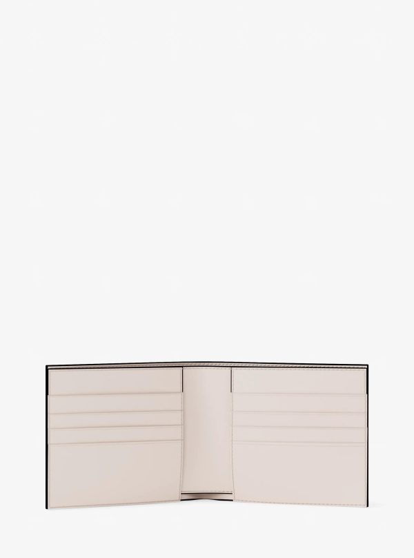 Michael Kors Pebbled Leather Billfold Wallet and Signature Logo Card Case Gift Set - Preorder