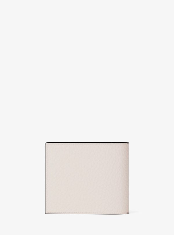 Michael Kors Pebbled Leather Billfold Wallet and Signature Logo Card Case Gift Set - Preorder
