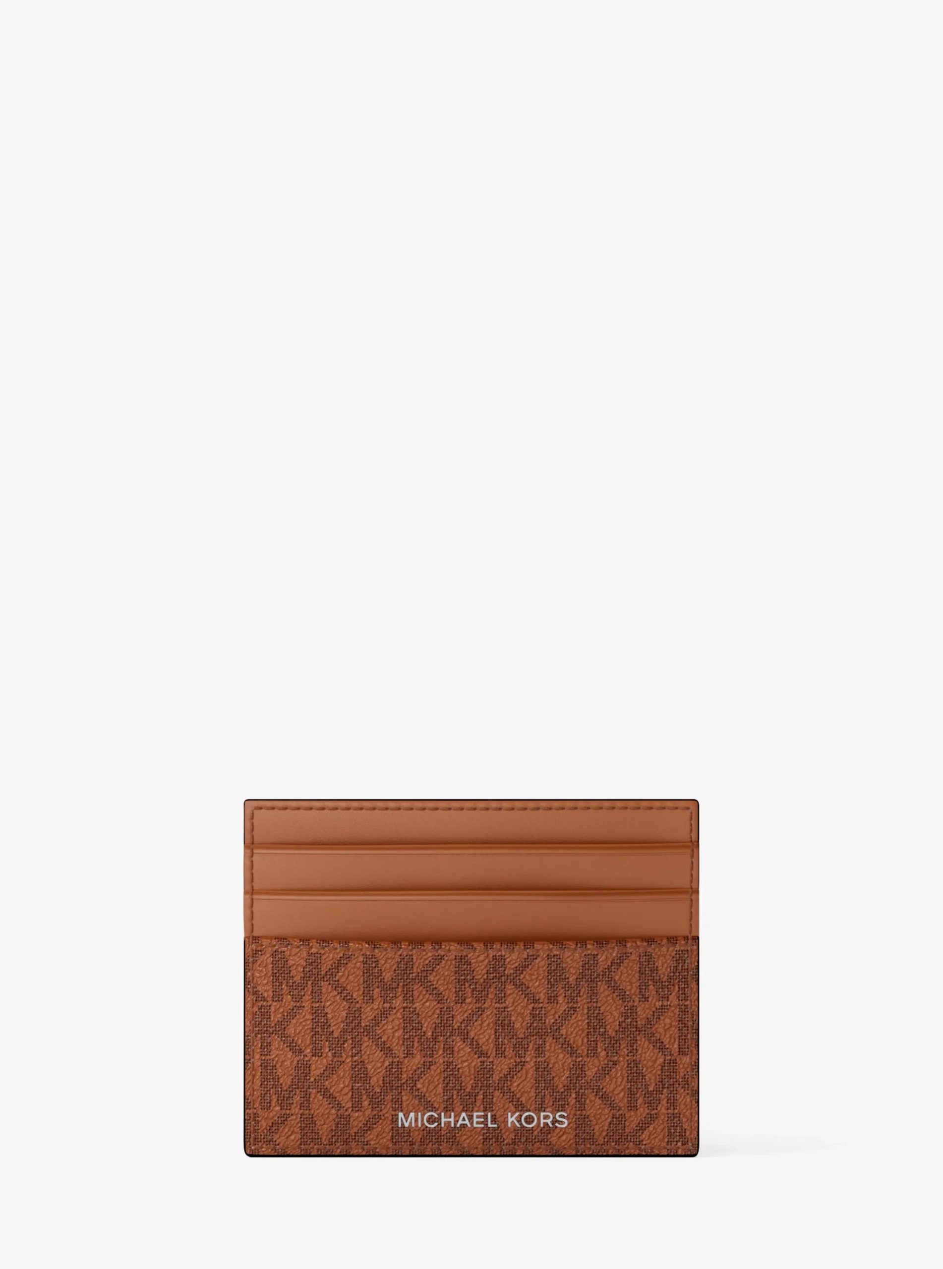 Michael Kors Pebbled Leather Billfold Wallet and Signature Logo Card Case Gift Set - Preorder