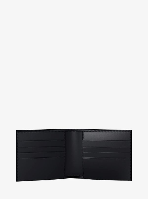 Michael Kors Pebbled Leather Billfold Wallet and Signature Logo Card Case Gift Set - Preorder